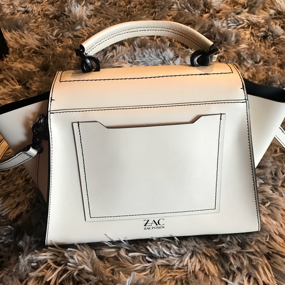 Zac Posen white leather crossbody bag - Picture 4 of 5